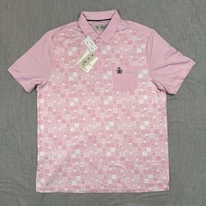 Original‎ Penguin Shirt Men's Large Polo Golf Color Block Performance Comfort